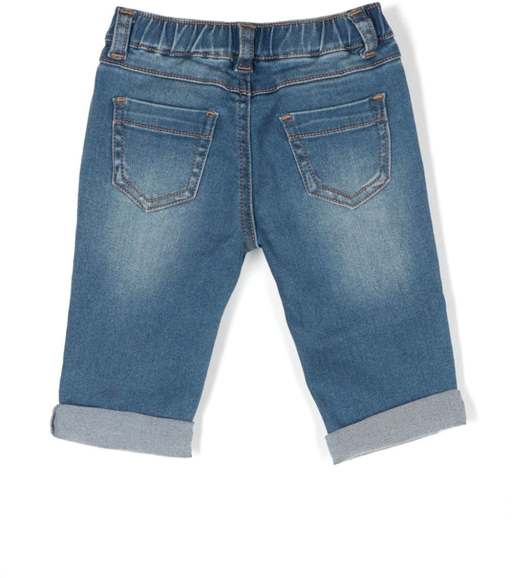 pantalone lungo blue