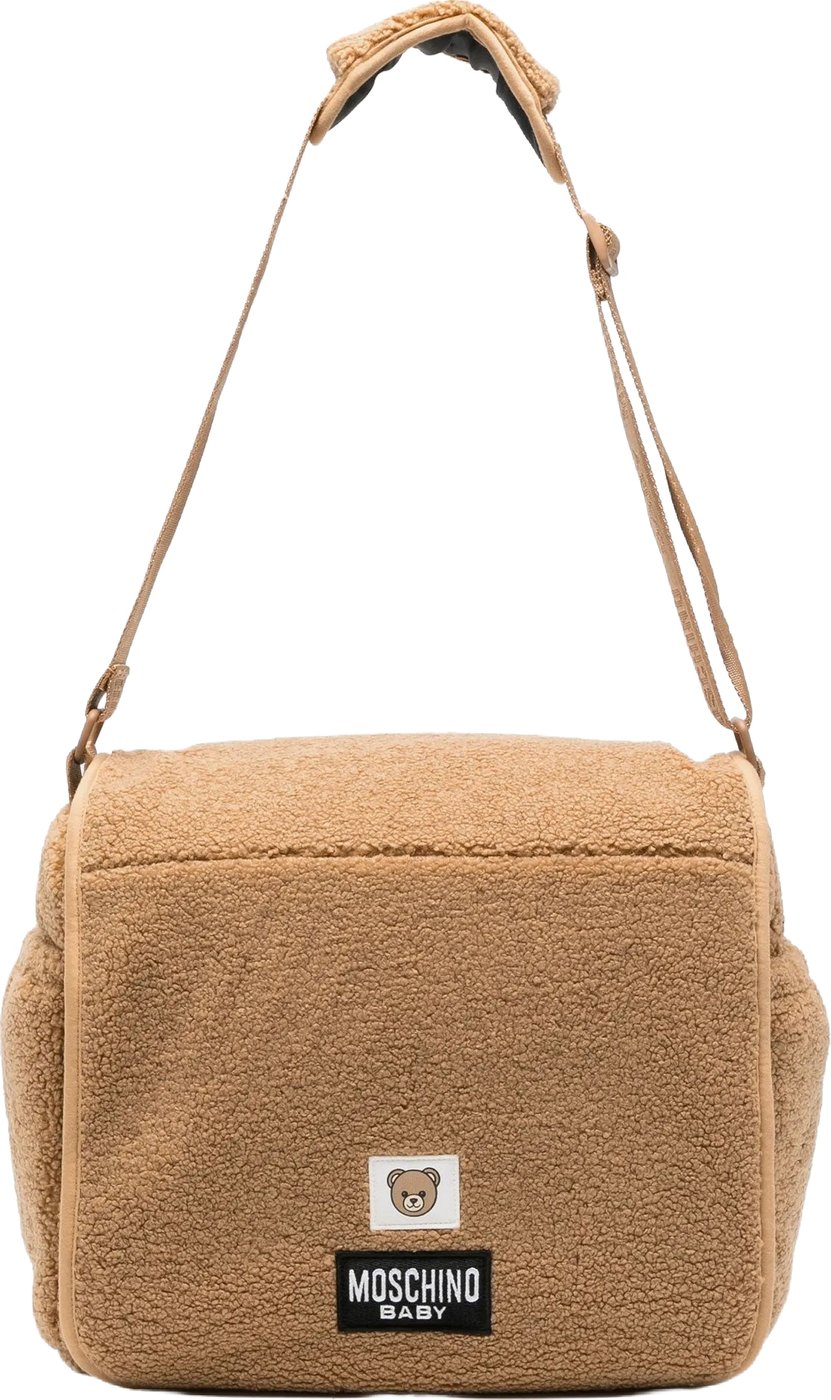 Moschino Baby Unisex Luiertas In Beige