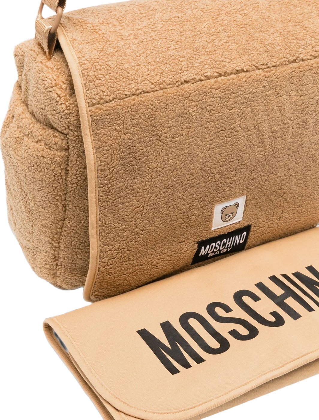 Moschino Baby Unisex Luiertas In Beige