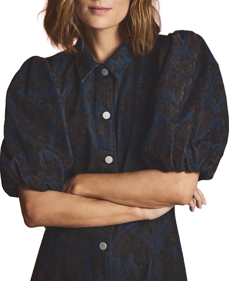 MOSS COPENHAGEN - Alexa 2/4 Dress Aop - 20204 - Mole Flower