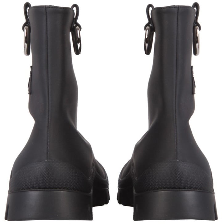 Matte Black Mid-Calf Rain Boots