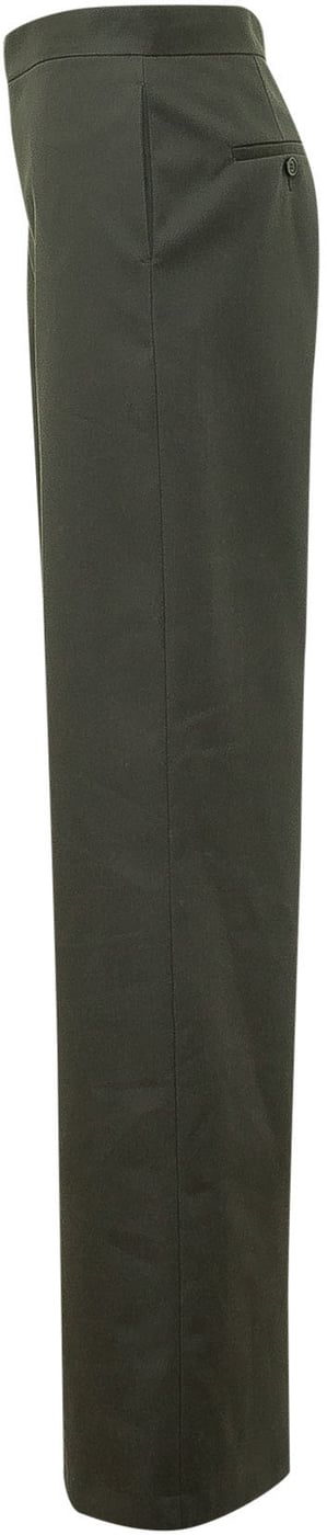 Pantaloni a Gamba Ampia con Cuciture Frontali