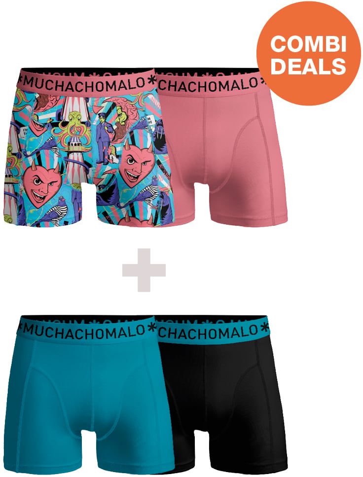 Boxershorts 4-Pack Multicolor