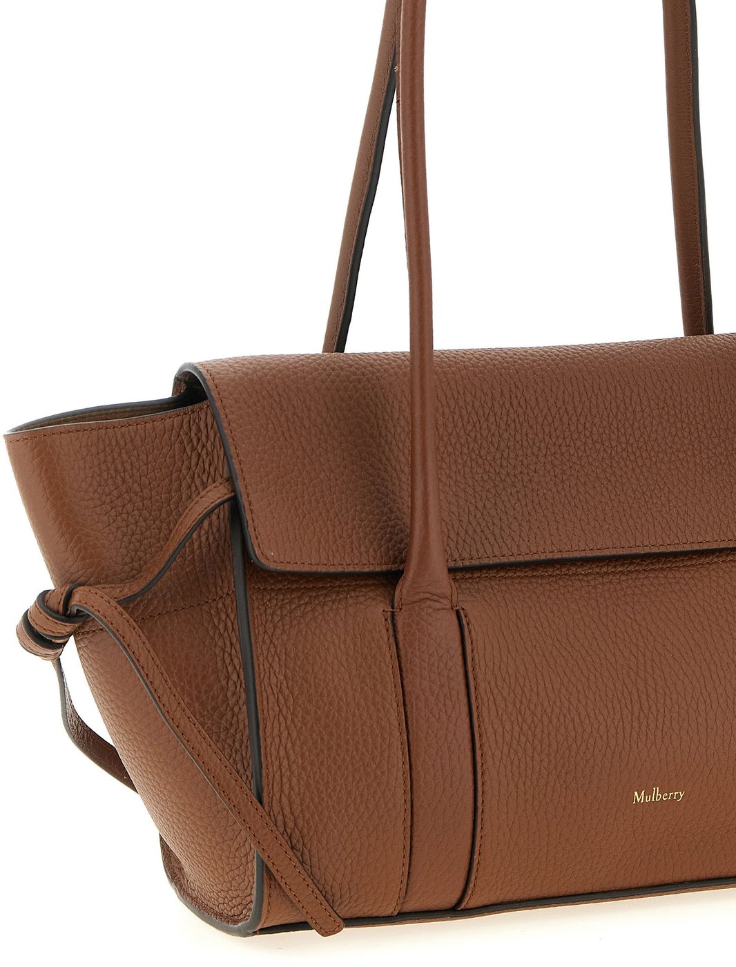 Mulberry Brown Calfskin Shoulder Bag