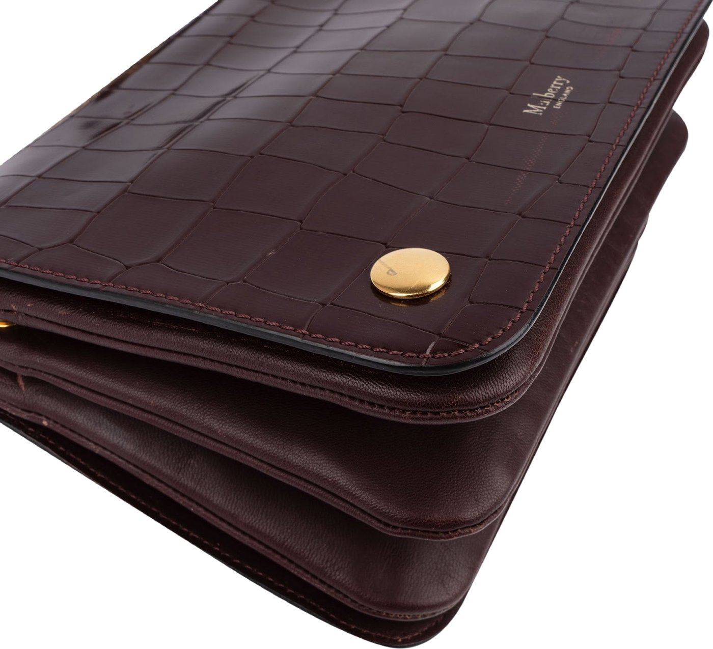 Mulberry Croc-Embossed Leather Small Darley Crossbody Bag