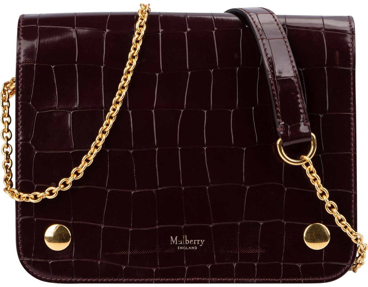 Mulberry Croc-Embossed Leather Small Darley Crossbody Bag