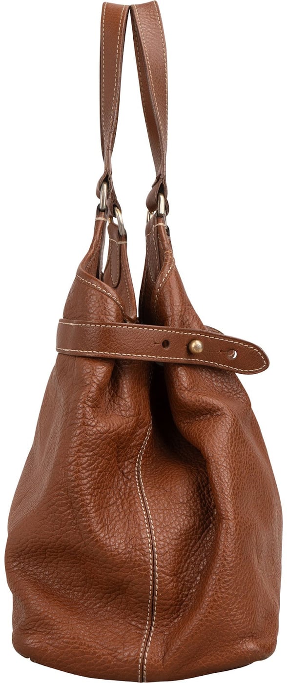 Mulberry Pebbled Leather Daria Hobo Shoulder Bag