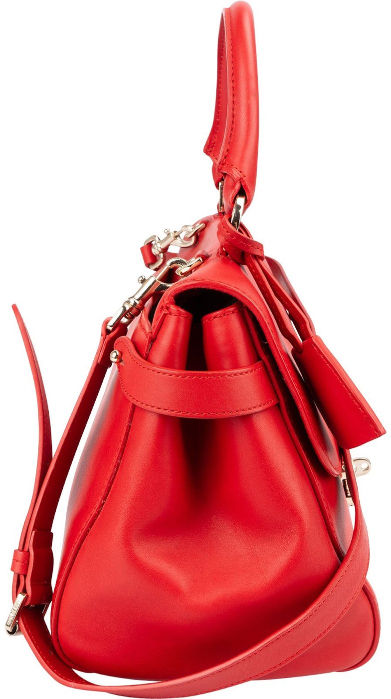 Mulberry Red Leather Cecily Handbag