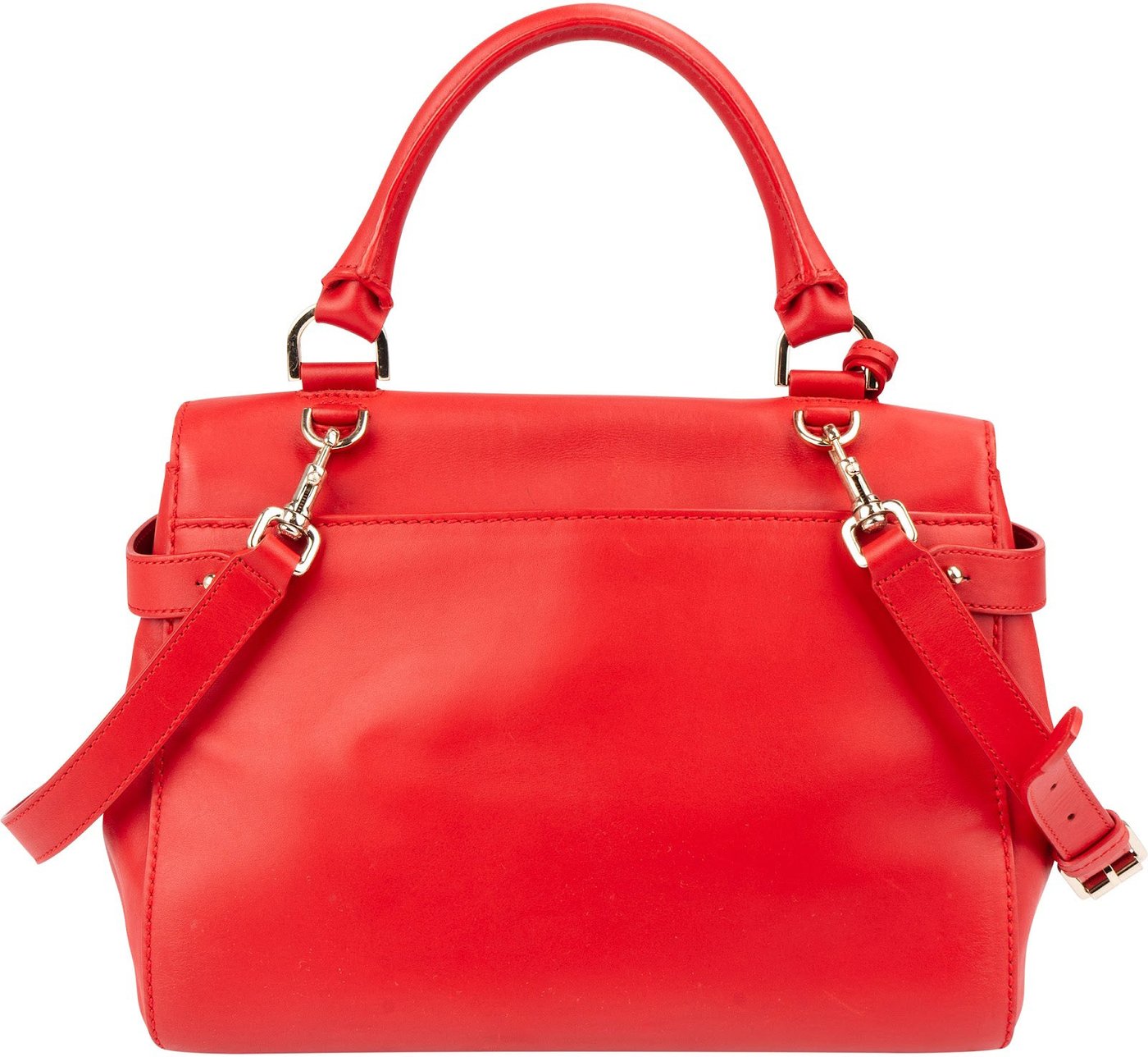 Mulberry Red Leather Cecily Handbag