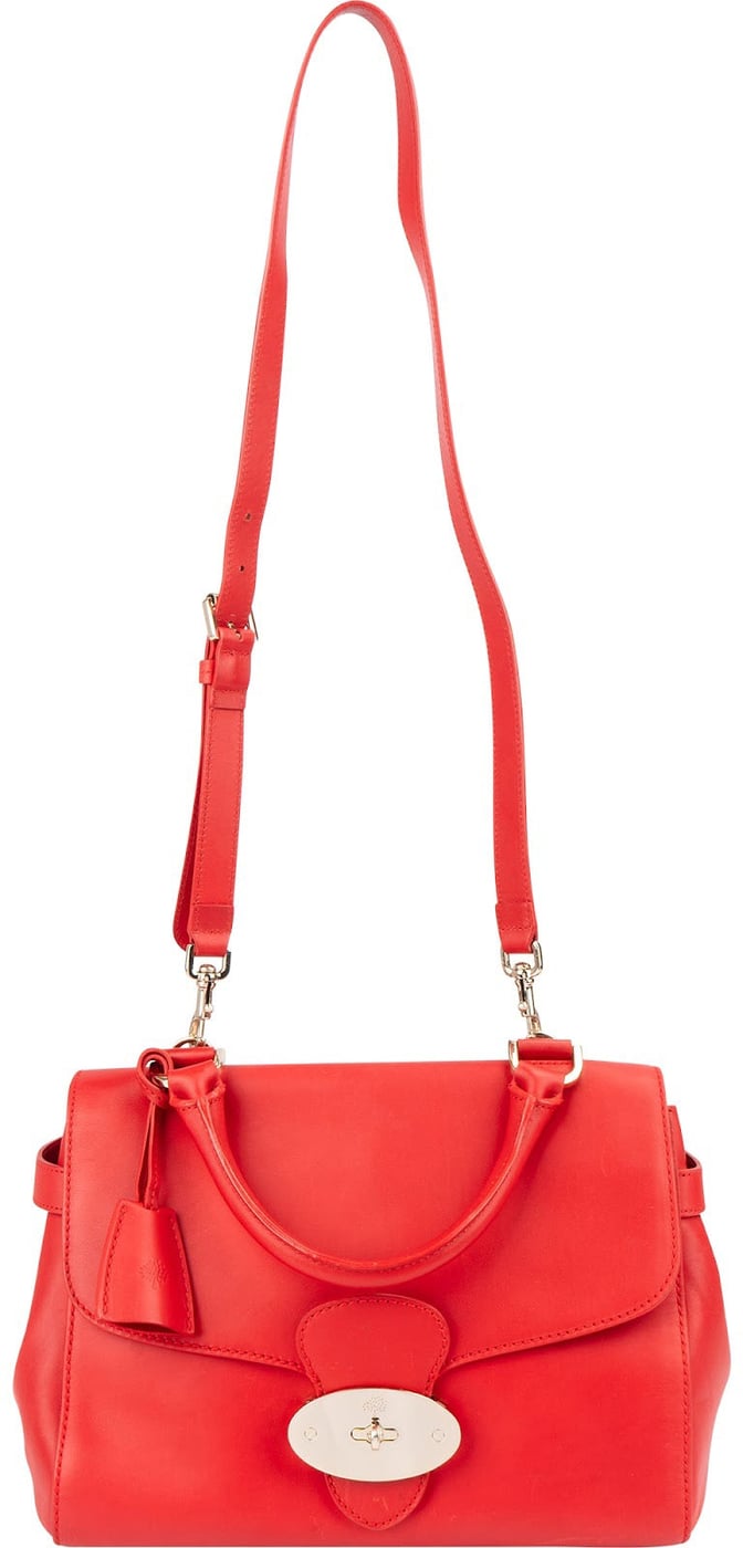 Mulberry Red Leather Cecily Handbag
