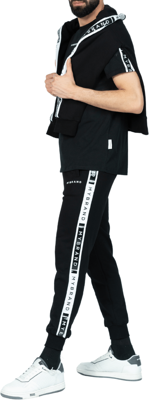 MB Contrast Taping T-Shirt | BLACK