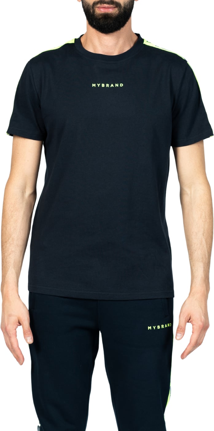 MB Contrast Taping T-Shirt | KOBALT BLUE