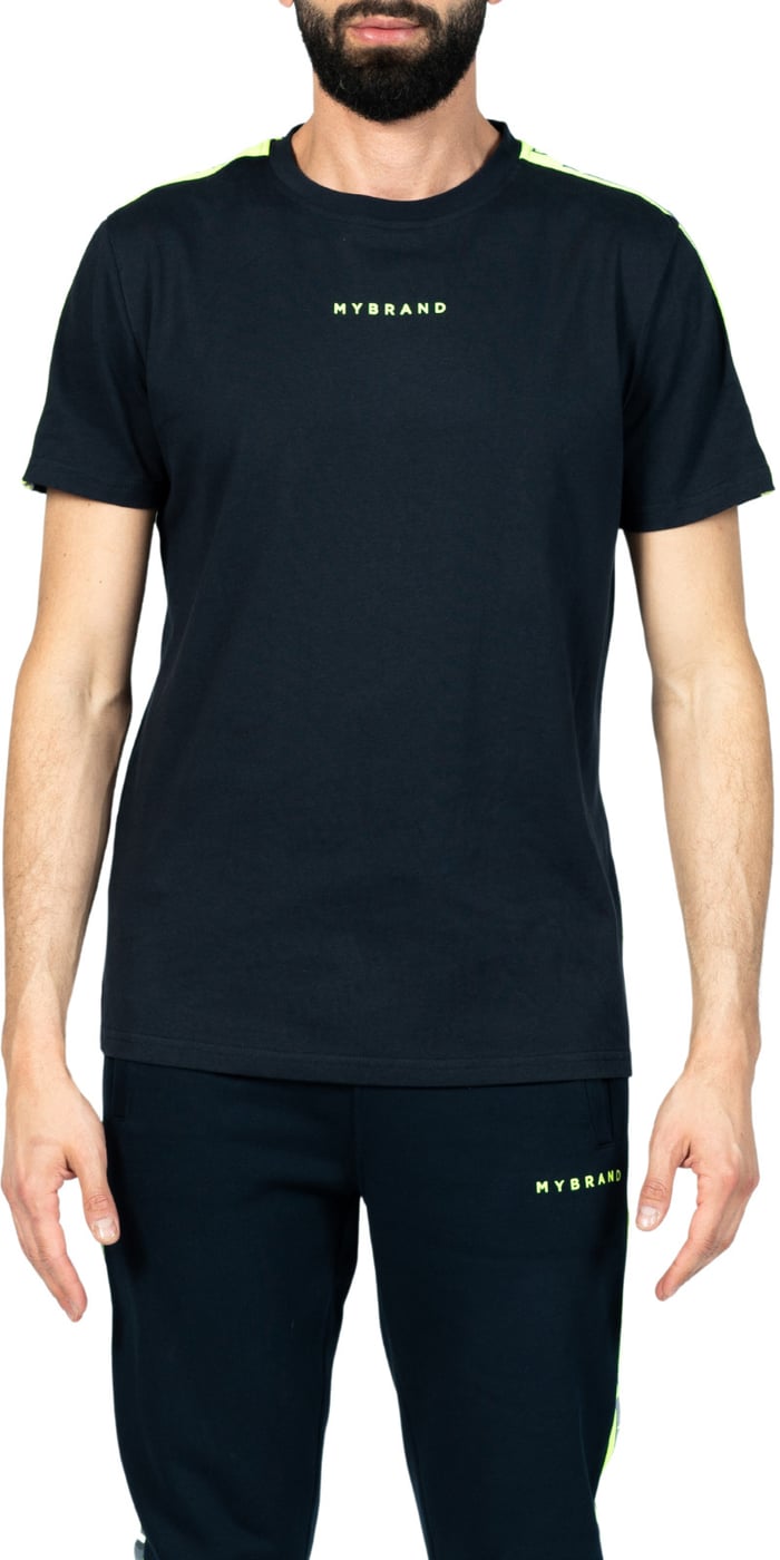 MB Contrast Taping T-Shirt | KOBALT BLUE