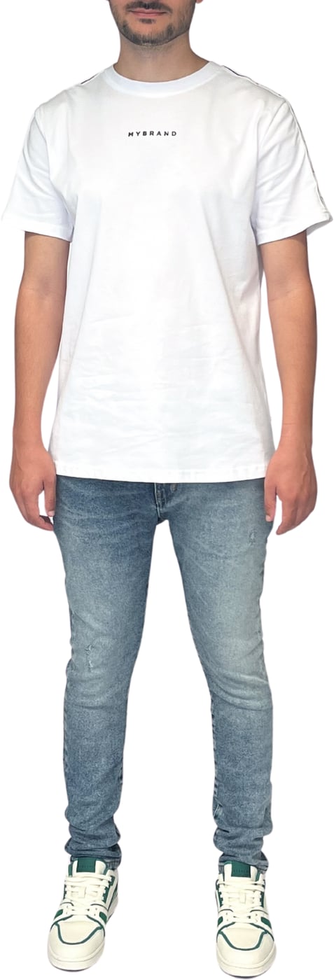 MB Taping T-Shirt | WHITE