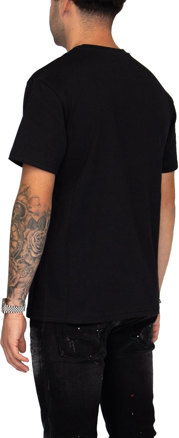 The Red Line T-Shirt | BLACK