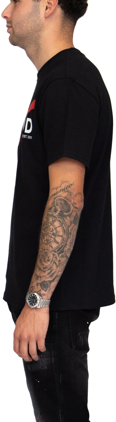 The Red Line T-Shirt | BLACK