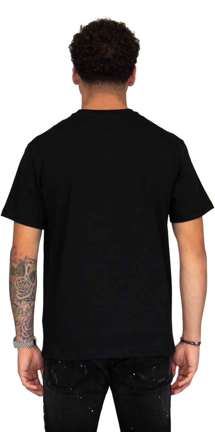 The Red Line T-Shirt | BLACK