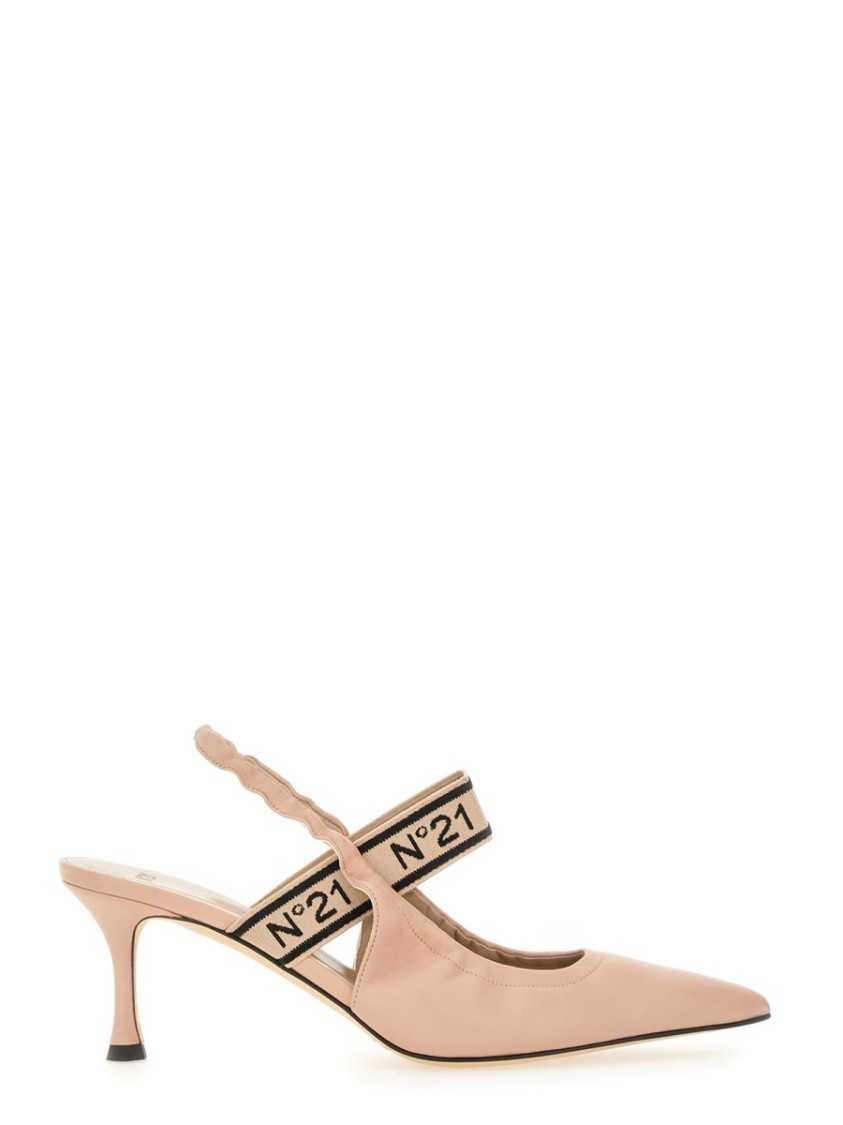 Pointed Toe Slingback Shoes