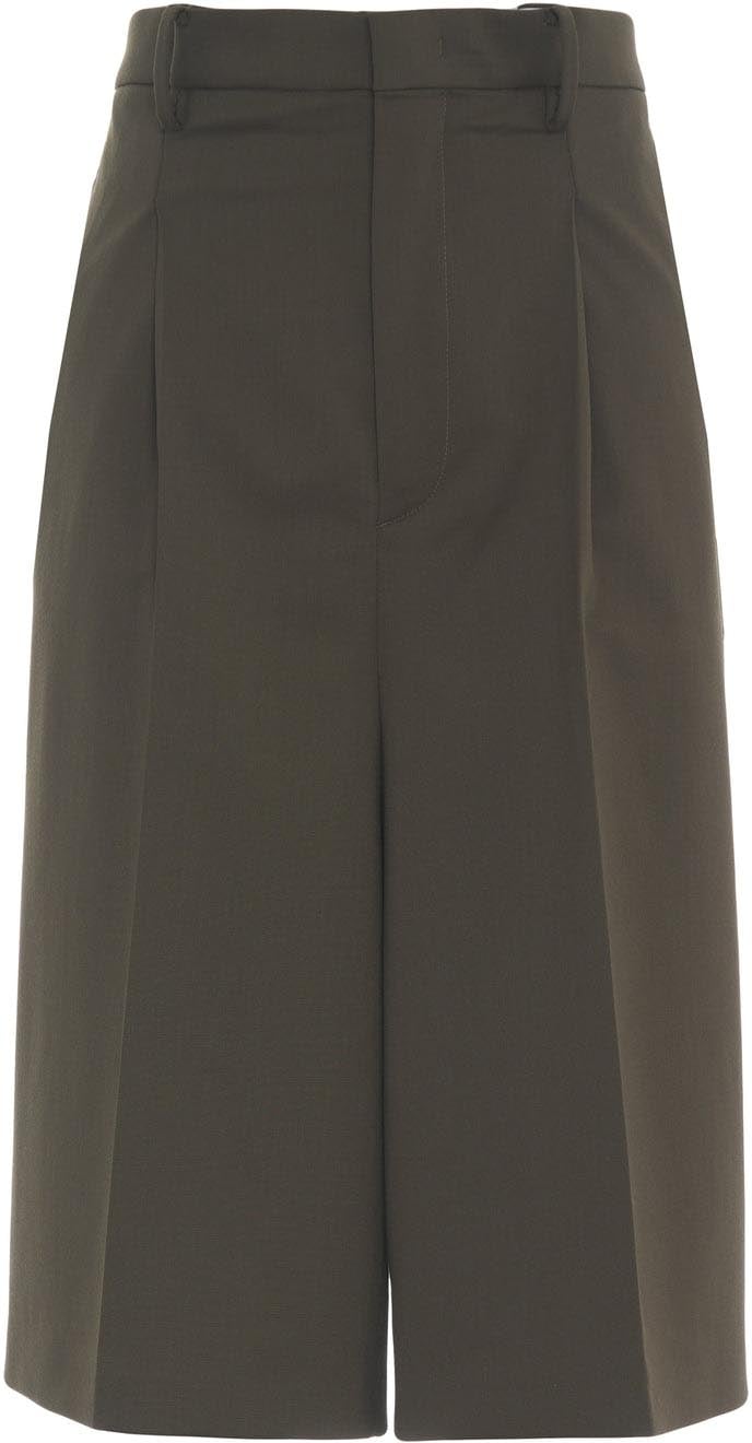 Culotte with pressed creases