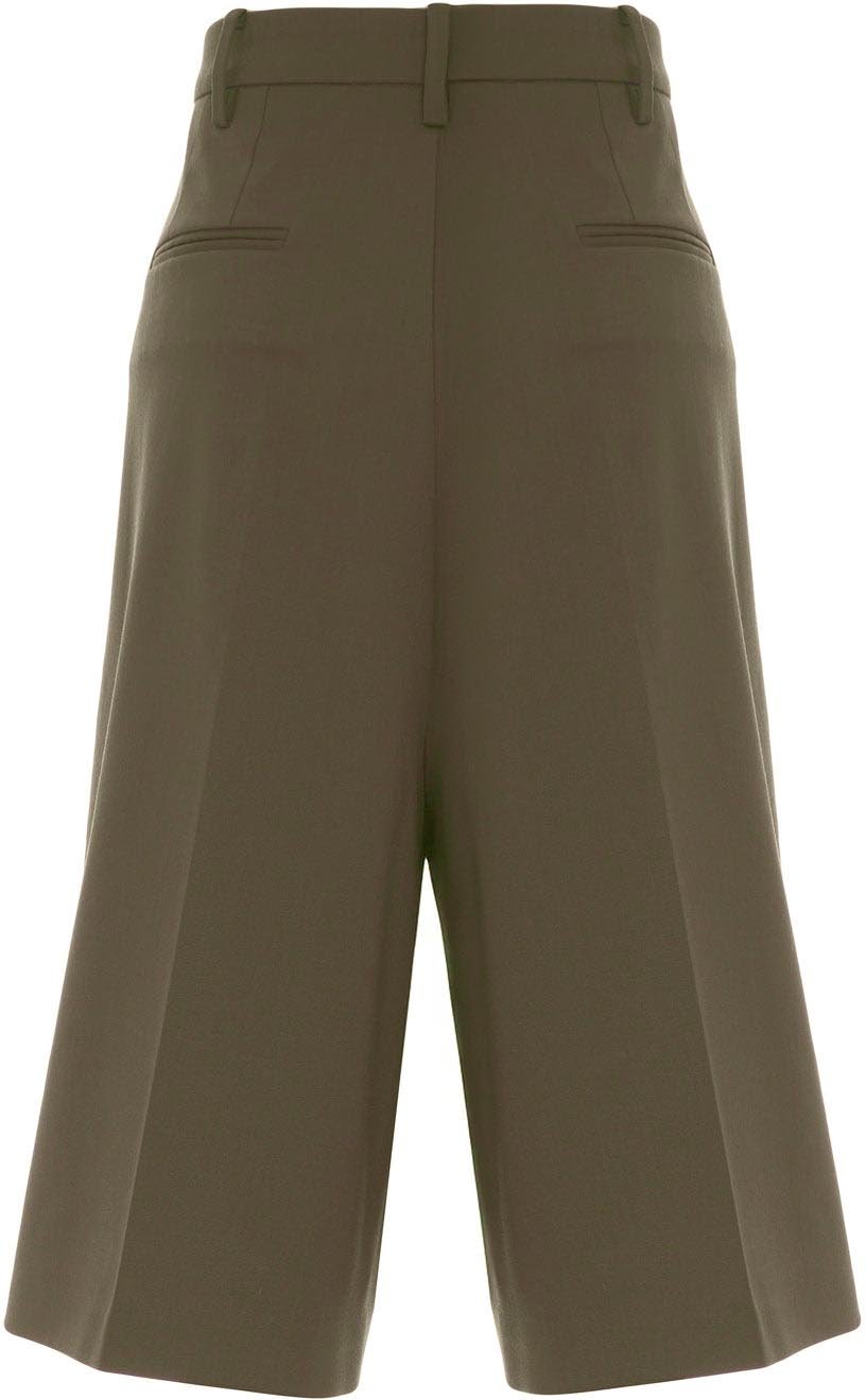 Culotte with pressed creases