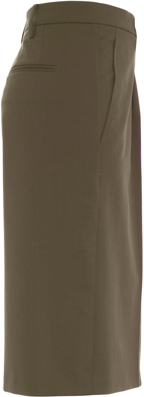 Culotte with pressed creases