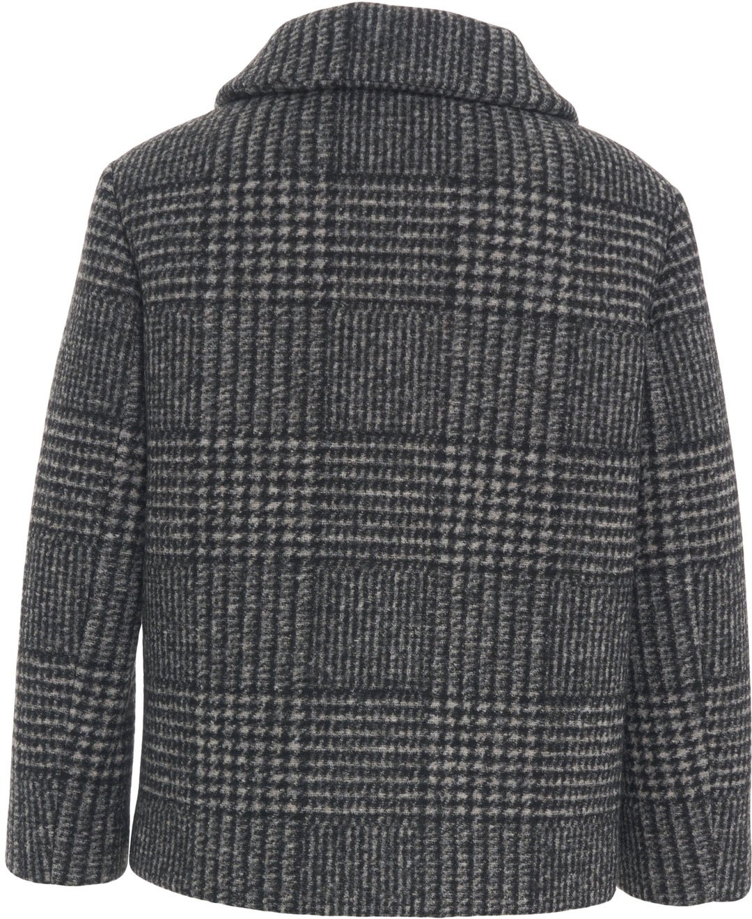 Jacket with check pattern