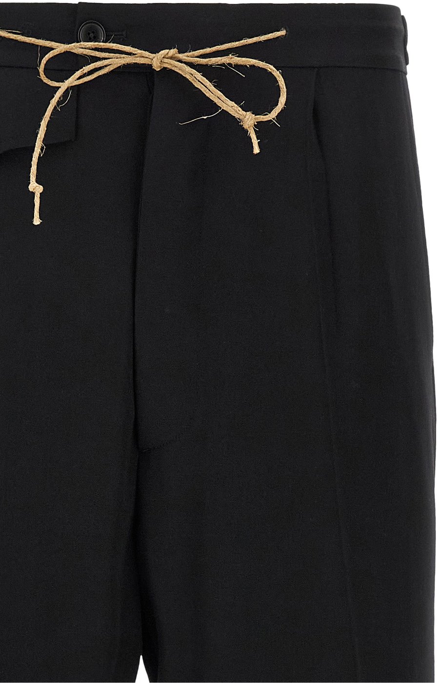 Namacheko Black Virgin Wool Dress Pants