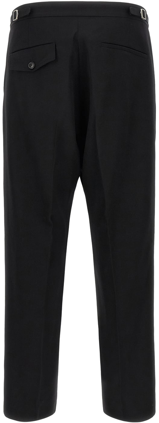 Namacheko Black Virgin Wool Dress Pants