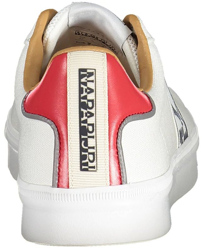 Napapijri Bianco Polyester Men Sneaker