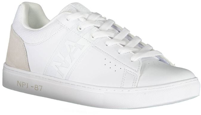 Napapijri White Leather Men Sneaker