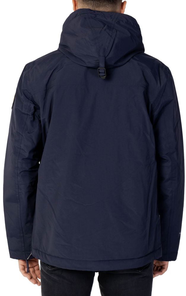 Napapijri Blue Polyester Shell Jacket