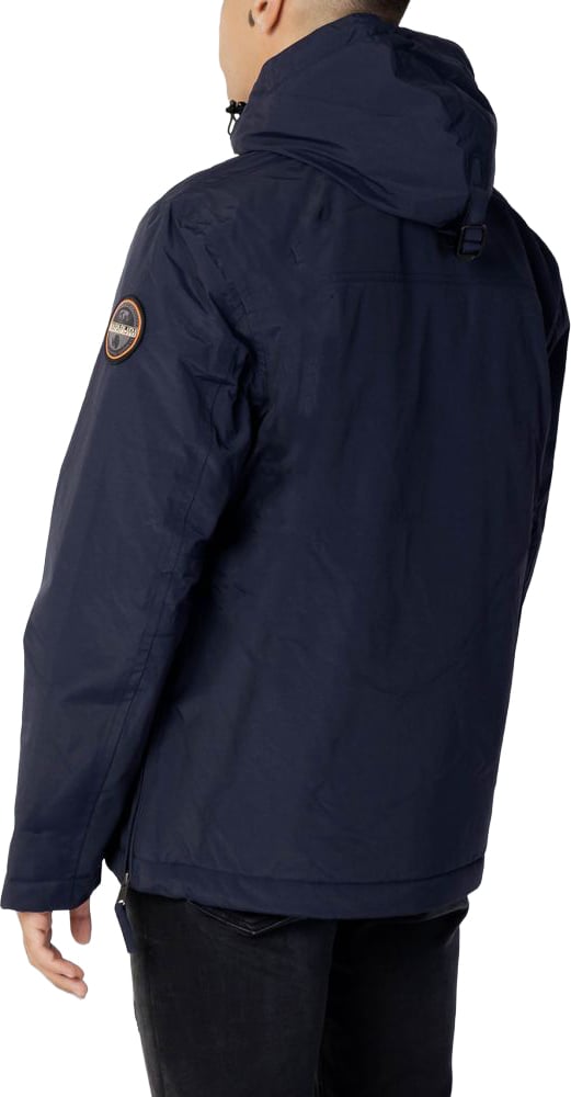 Napapijri Blue Polyester Shell Jacket