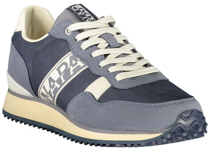 Napapijri Blue Polyurethane Men's Sneaker