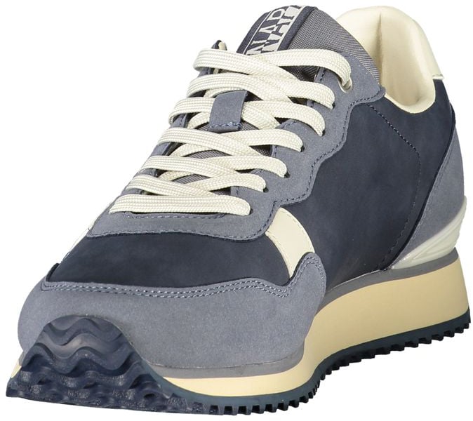 Napapijri Blue Polyurethane Men's Sneaker