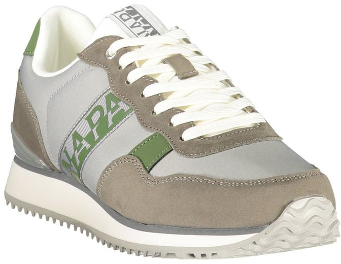 Napapijri Gray Polyester Men's Sneaker