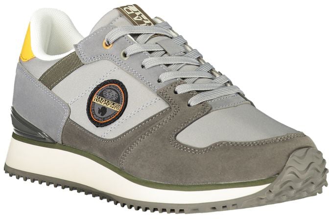 Napapijri Gray Polyester Men's Sneaker