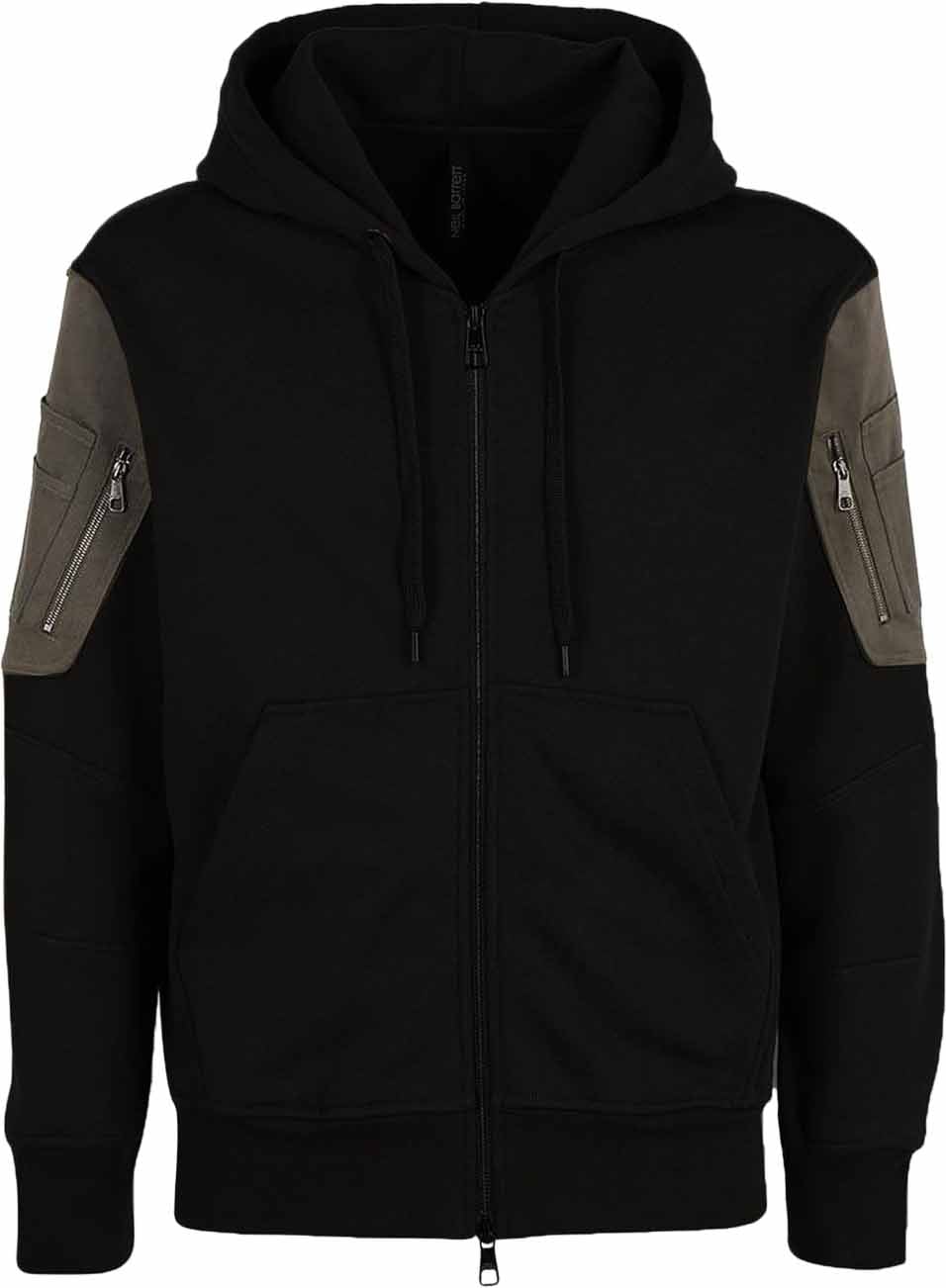 Neil Barrett Cotton Logo Hooded Sweatshirt