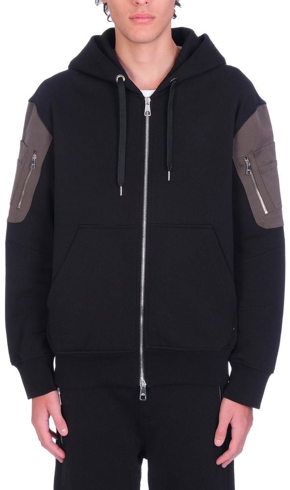 Neil Barrett Black Cotton Sweatshirt