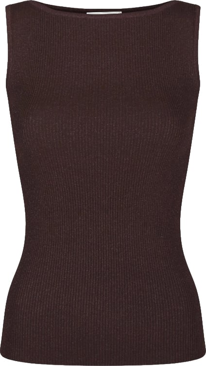 Neo Noir - Talia Glitter Knit Top - 161298 - 174 Burgundy