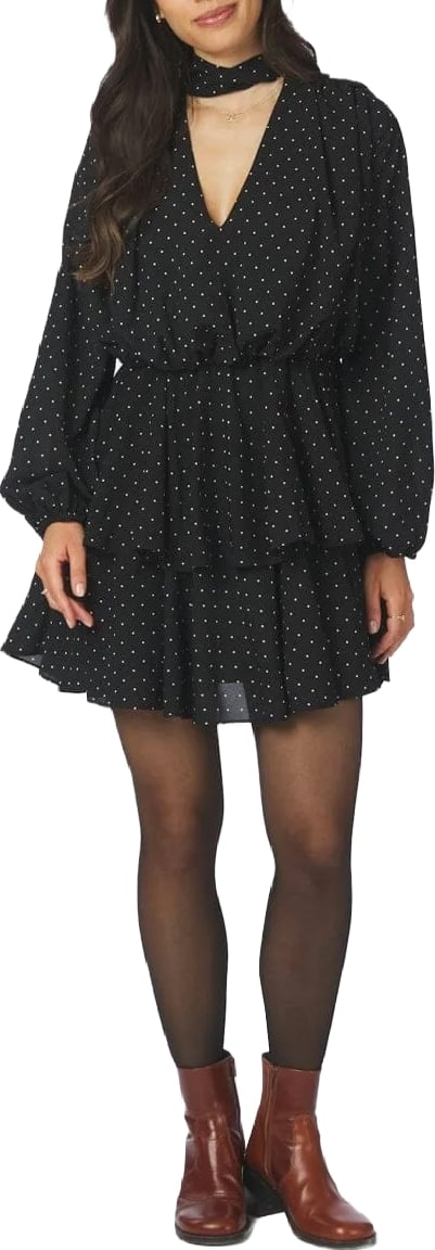 Neo Noir - Nielle Dot Dress - 169242 - 100 Black