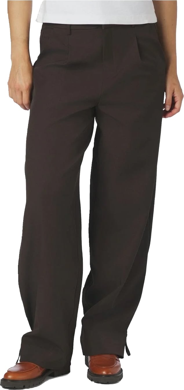 Neo Noir - Isotta Structure Tie Pants - 170430 - 676 Dark Brown