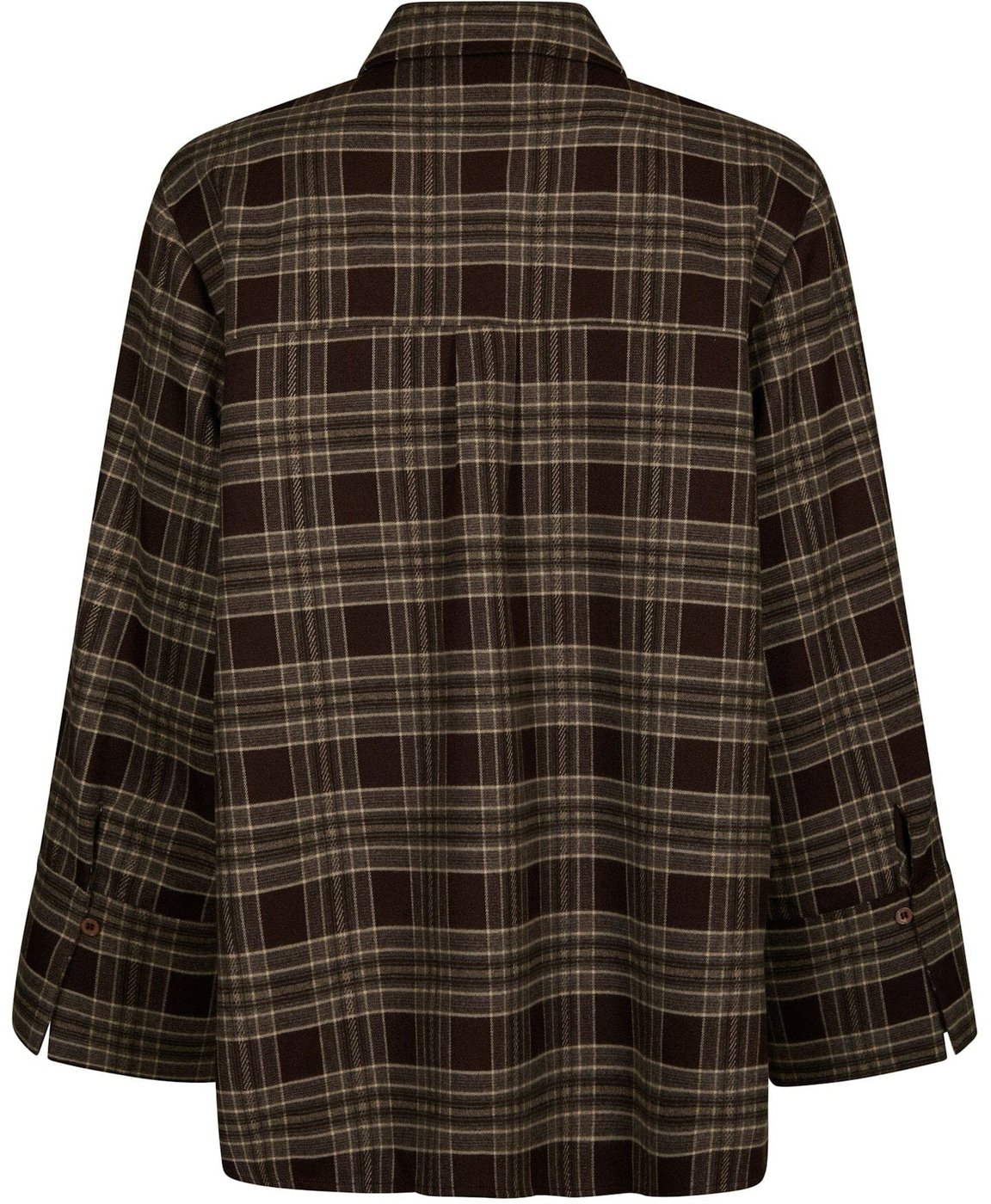 Neo Noir - Dita Flannel Check Shirt - 171676 - 210 Brown