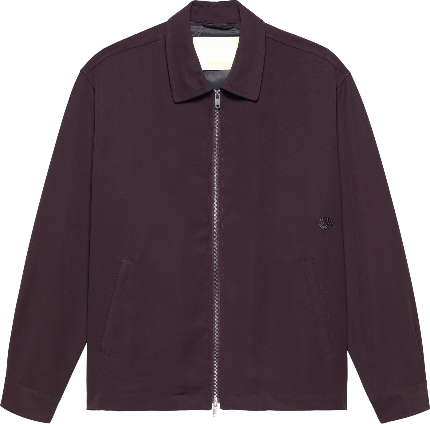 zip up shirt bordeaux