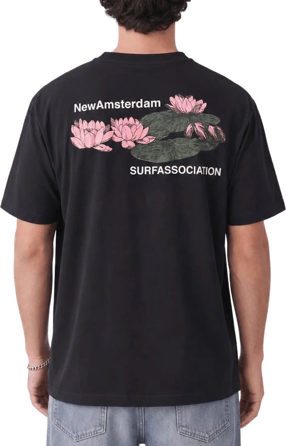 t-shirt black lilies tee