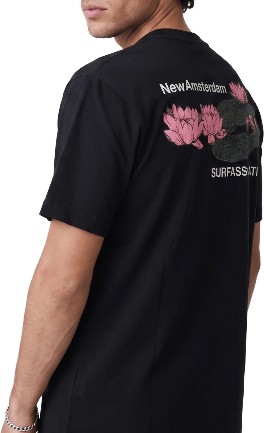 t-shirt black lilies tee