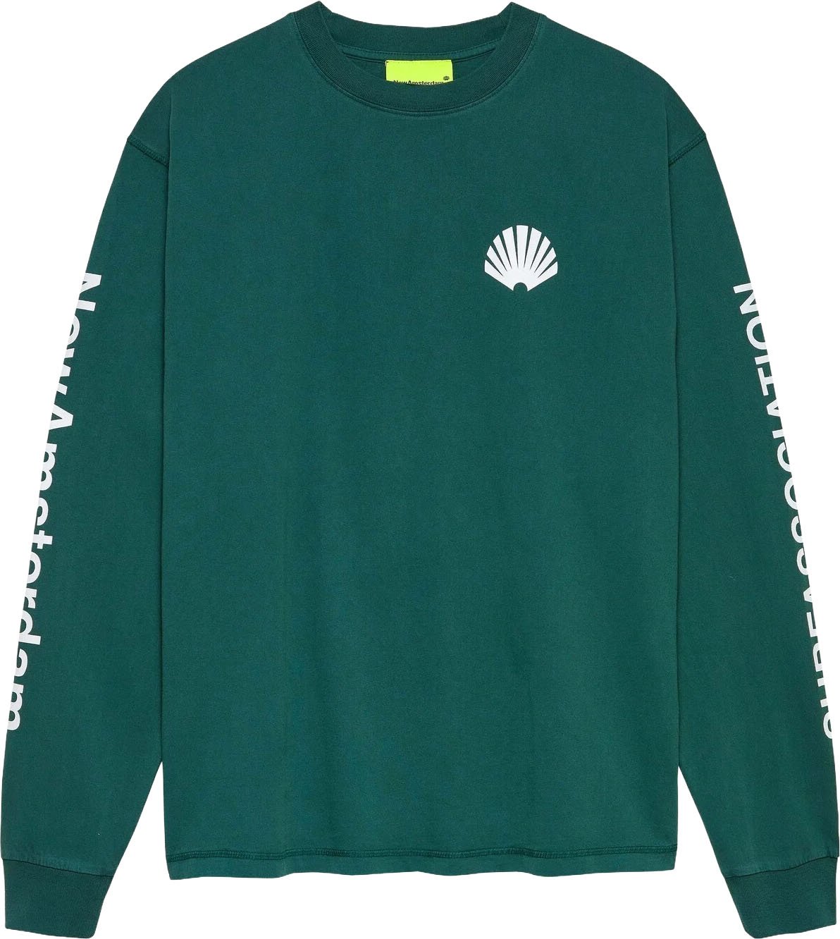 logo longsleeve botte green t-shirt