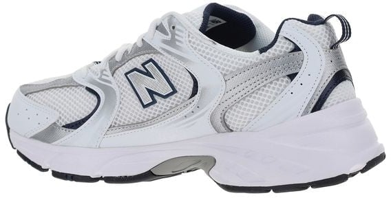 New Balance White Polyethylene Athletic Sneakers