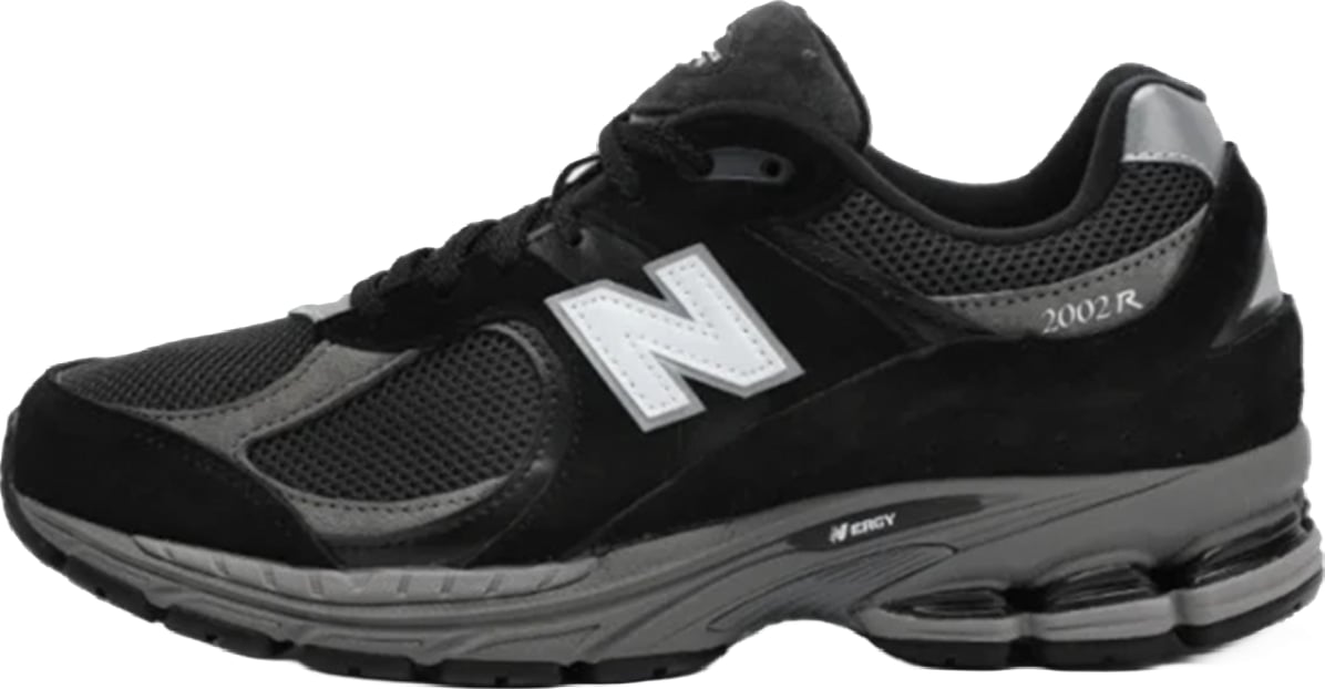 New Balance 2002R 'Black Dark Grey White' - Size 45.5 (ARCHIVE)