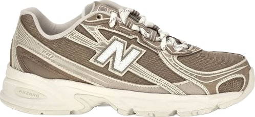 New Balance Beige Nylon Athletic Sneakers