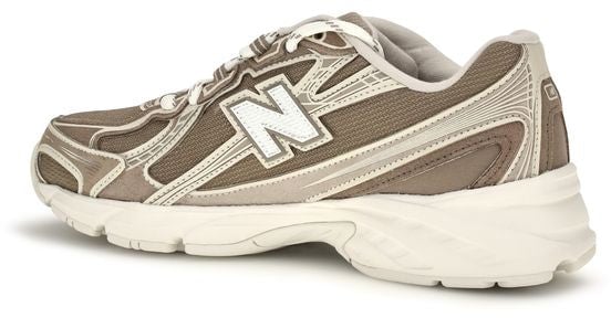 New Balance Beige Nylon Athletic Sneakers
